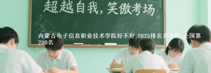 内蒙古电子信息职业技术学院全国排名多少位：全国第250名