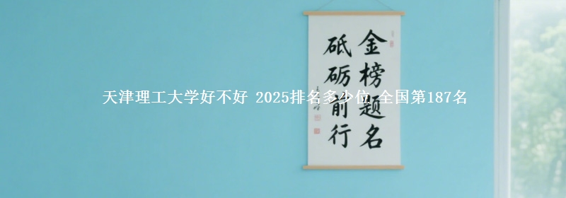 天津理工大学全国排名多少位：全国第187名