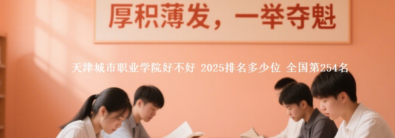 天津城市职业学院全国排名多少位：全国第254名