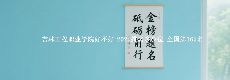 吉林工程职业学院全国排名多少位：全国第165名