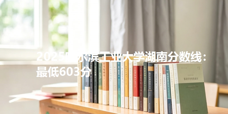 2025哈尔滨工业大学湖南分数线：最低603分