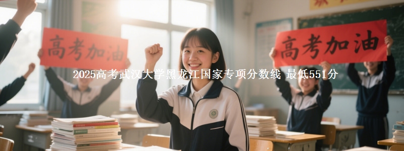 2025年武汉大学黑龙江国家专项分数线 最低551分