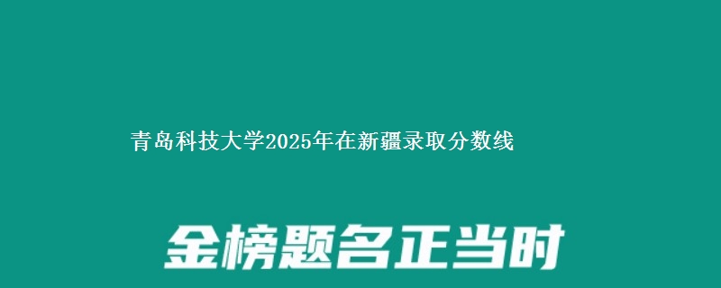 青岛科技大学2025年在新疆录取分数线
