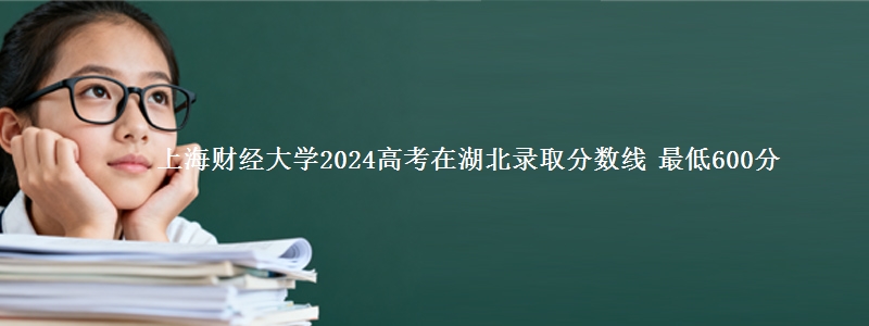 上海财经大学2024高考在湖北分数线：最低600分