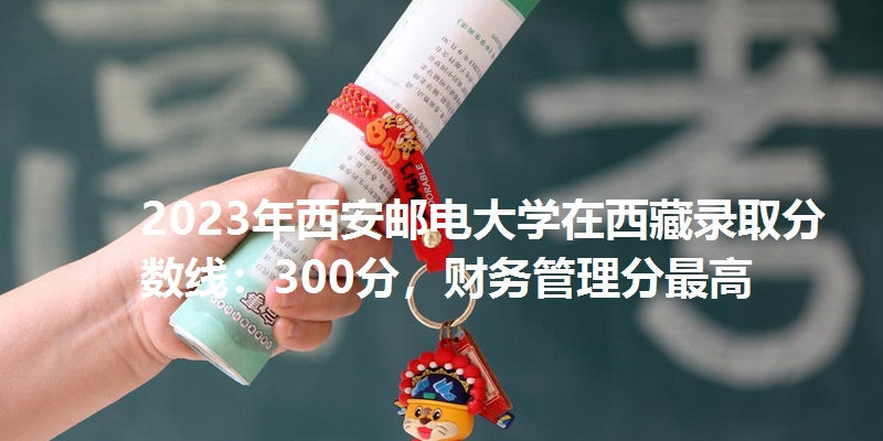 2023年西安邮电大学在西藏录取分数线：300分，财务管理分最高
