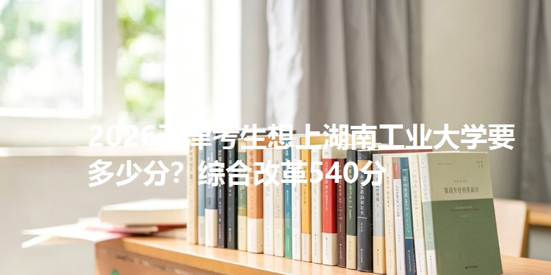 多少分考上湖南工业大学