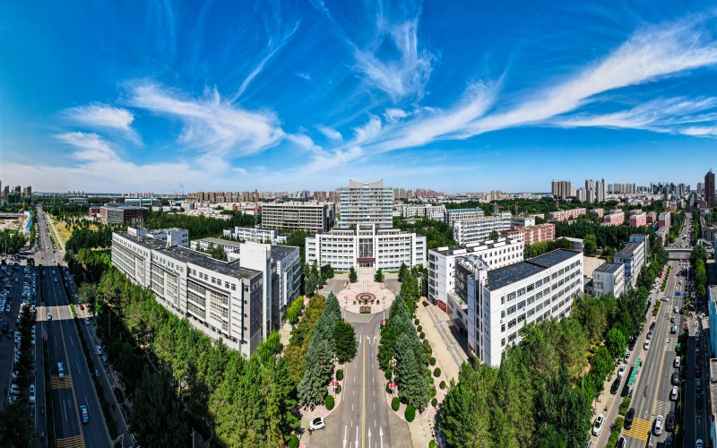 内蒙古民族大学校园全景