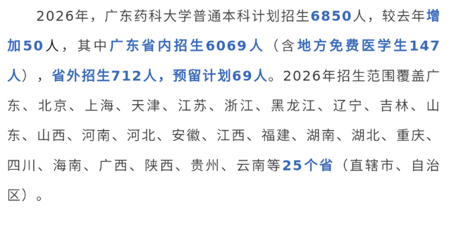 广东药科大学哪些专业分数线低容易考？口腔医学最高