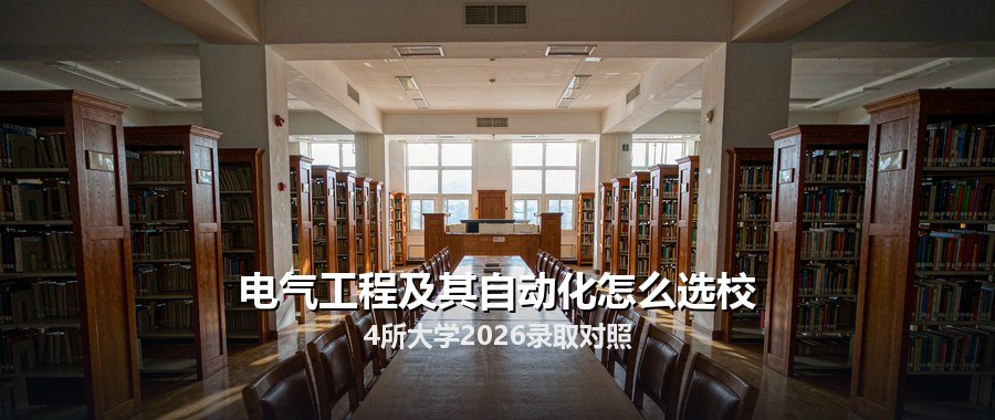 电气工程及其自动化怎么选校