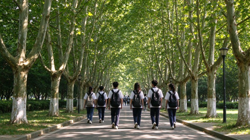 北方民族大学校园实景