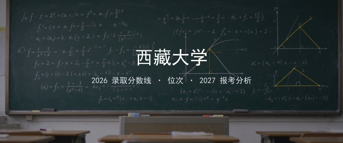 西藏大学福建2026录取分数线