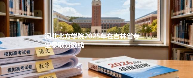河北北方学院2025在吉林专业录取最低分