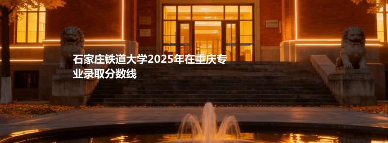 石家庄铁道大学2025在重庆录取专业分数汇总 2026多少分能考上