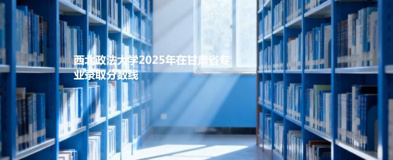西北政法大学2025高考在甘肃录取分数线：物理类最低528分