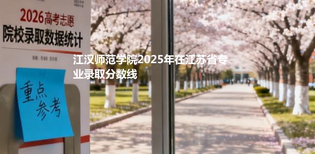 江汉师范学院2025在江苏分专业录取最低分汇总（2026高考参考）