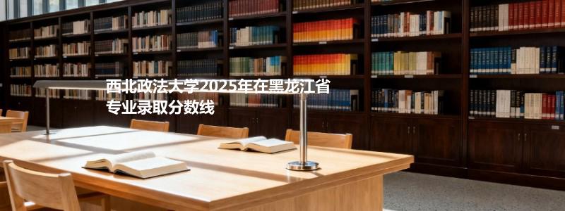 西北政法大学2025年在黑龙江分数线：历史类最低581分
