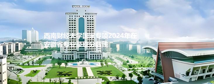 西南财经大学国家专项2024年在安徽省专业录取分数线