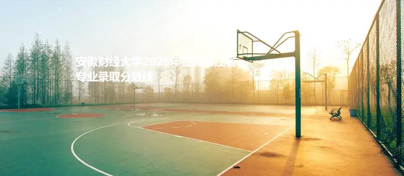 安徽财经大学2025在黑龙江专业最低分 2026分数参考