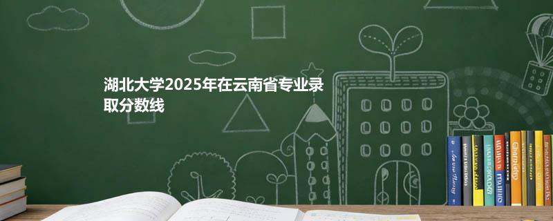 湖北大学2025在云南专业录取分汇总（2026考生参考）