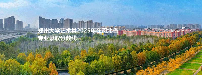 郑州大学2025高考艺术类河北省专业录取分数线