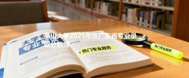 燕山大学2025在广东专业录取最低分数