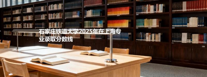 石家庄铁道大学2025在上海专业分数线和最低分排名