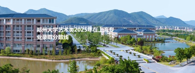 郑州大学2025高考艺术类上海专业录取分数线